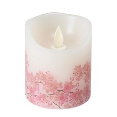일본 로속 LED 촛불 등이 되어 벚꽃 7.5×7.5×8.5 ​​cm