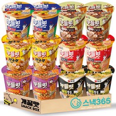 농심 누들핏 6종 12개 세트 (육개장사발면2 + 짜파구리2 + 카구리2 + 김치사발면2 + 마라탄탄2 + 튀김우동2)