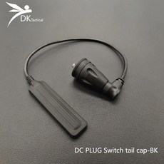 전술 손전등 스위치 테일 캡 라이트 플러그 어댑터 스카우트, 1개, 4. BK-DC PLUG Set