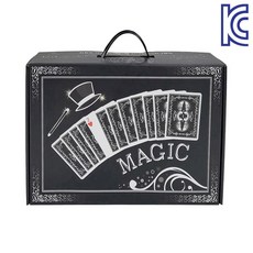 (KC인증) JL매직 박스 하나로 4가지 마술 시연 가능한 다용도 멀티매지션가방 마술도구 마술용품 카드마술 1(개) 5646 PCS 단일품목