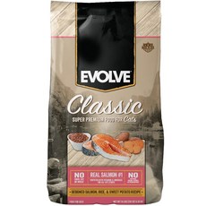 EVOLVE 전연령용 캣 건식사료, 연어, 6.35kg, 1개 연어, 6.35kg, 1개