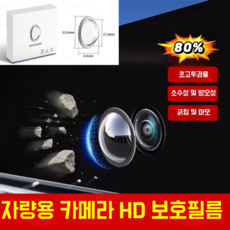 [전 차종에 적용]차량용 캠코더 케이스카메라 실드자량용 카메라 HD 보호필름카메라 보호 커버카메라 보호자동차 후방카메라 커버, 2+2개