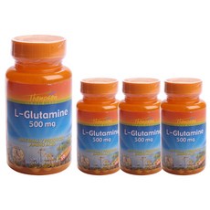 THOMPSON L-谷氨酰胺 500 毫克素食膠囊, 30 件, 4個