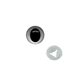 인형 큰 투명 캣츠아이 나사형 양모펠트 모르인형 봉제인형 만들기 한쌍, 와셔포함, 1세트