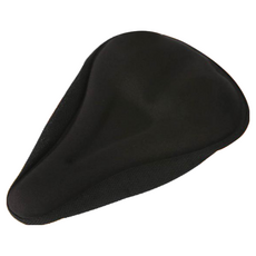 自行車矽膠坐墊套, 1個, 黑色