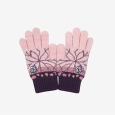 MIT台灣製 兒童和柄刺繡雙層保暖手套 冬季禦寒童手套