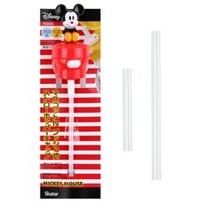 일본직수입 미키 마스코트 원터치 빨대 페트병 캡, 1개