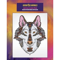 Adorable Animals Grayscale Coloring Book - Amazing Patterns Mandala and Relaxing Paperback, Independently Published