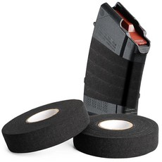 Miaozhun 전술 테이프 2팩 2.5cm(1인치) x 27.3m(27.34야드) 권총 그립 테이프 총 소총 샷건 하키 라크로스 야구 소프트볼 배트 스포츠 핸, Miaozhun 전술 테이프 2팩, 2.5cm(1인치)