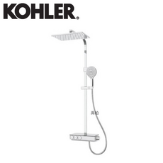 KOHLER 恆溫淋浴組, 鉻色, 1個
