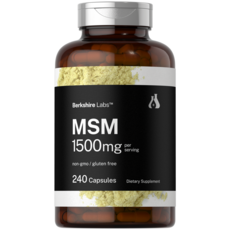 버크셔 랩스 바이 호바흐 MSM 1500mg 캡슐, 5개, 240정