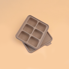 홍스마마 플래티넘 실리콘 이유식 큐브 이유식 준비물 얼음틀 아이스몰드 아이스 트레이 실리콘 몰드 마늘틀, 1개, 밀크초코, 60ml