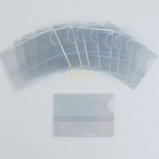 투명 PVC 포켓 명찰케이스 10P 투명명찰케이스, 소