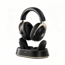 MCHOSE V9 Turbo+무선 충전 이스포츠 헤드셋, black+golden, V9 Turbo+(자석식 무선 충전 거치대)