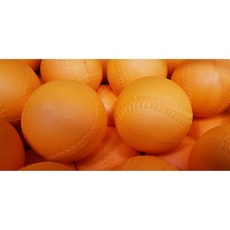 乒冠體育 樂樂棒球(9公分低彈) 兒童安全玩具 輕巧易握 親子互動, 1個, 橘色