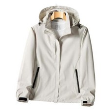 세븐제이스 여성 캐주얼 후드 하이넥 탈부착 바람막이