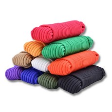 나일론로프 8mm 천막로프 다용도밧줄 캠핑로프 빨래줄 국기게양대줄, 골드, 50m