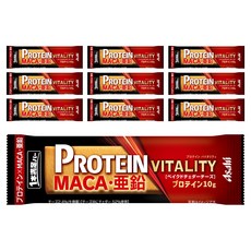 Asahi 朝日 一棒滿足吧 含有10g蛋白質 瑪卡 & 鋅活力 烤切達起司, 9個, 45g