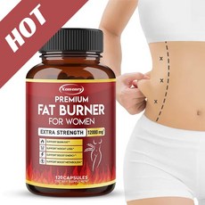 X120캡슐 열생성 지방 연소 슬리밍 100% 천연 포뮬러 무자극, 1개, 120정