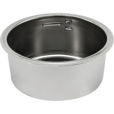 51mm 스테인리스 커피 필터 더블 레이어 바스켓 에스프레소 핸들 호환 포터 가압 머신 교체 액세서리더블 컵, Double Cup