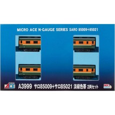 10799218 열차 기관차 모형 철도 기차 마이크로에이스 N게이지 MA s Choice 사로85009+사로85021 연두색 띠 2량 세트 A3999 모델 전차, 10799218 열차 기관차 모형 철도 기차 마이크로에