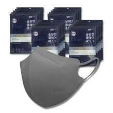 (S size) KF94 숨편한 클레어마스크 어드벤처핏 아동용 10매, 그레이