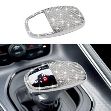 기어 시프트 노브 헤드 커버 블링 트림 닷지 차저 액세서리 2015-2023 챌린저 2015-2023 2024 듀랑고 2016-2025 2026 ABS 내부 쉘 인서트 장식 프, 반짝