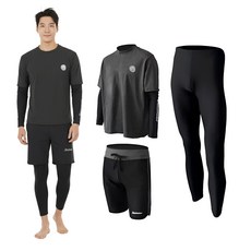 서브22 루즈핏 일체형 래쉬가드 커플 상하의 세트 빅사이즈