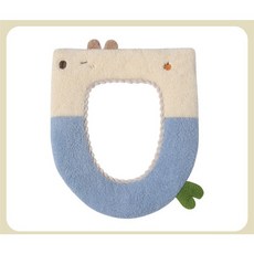 노씨네 큐티티 변기매트/커버, 1개, 블루