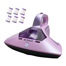 Mr.Smart 小紫2代紅綠燈 除蟎吸塵器 (贈6顆濾網 or 12顆濾網), 小紫2代(內含1顆)+濾網6顆