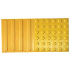 고무 점자블럭 1p 선형 점형 테이프 부착타입, 점형 T776415, 1개