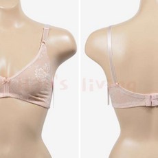 디자인펌프 노몰드 노와이어 인견 망사브라 편한노와이어브라