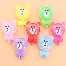 케이스진분홍 PVC곰돌이, 1봉