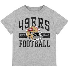 Gerber 유니 베이비 NFL 반소매 팀 팬 티셔츠, 샌프란시스코 포티나이너스