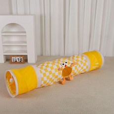貓咪隧道 貓咪玩具 貓咪躲避屋 幼貓耐咬寵物用品, 1個, 300g,黃色小雞, 黃色小雞