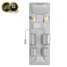 AirThera 프리미엄 전신 안마기 온열안마 안마매트 지압 안마기 전신 마사지매트 부모님선물 온열 마사 공기압형, 실버