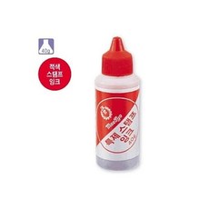 매표 스탬프잉크 적색 40g chl2827wV, 1개, 단일