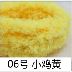 모루인형 트위스트 스틱 수제 diy 재료 패키지, 06호 치킨 옐로우 15mmx1m 트위스팅스틱, 1개