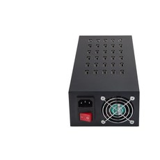 24개 동시 USB 충전 대량 16개 휴대폰 충전기, 16포트 100W 세대 1.25A 안드로이드 케이블 1