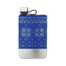 포스터앤라이 킵 웜 스테인리스 스틸 플라스크, 1개, Nordic Knit