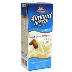 아몬드브리즈 언스위트, 190ml, 12개