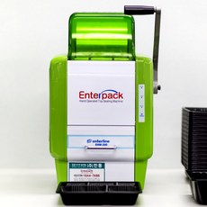 한통 엔터팩 수동 실링기계(소형) EHM-200N 트레이 밀봉머신 (히터 미포함), 1개, 1개