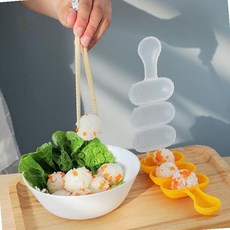 주먹밥 성형틀 삼단 미니 밥틀 어린이 도시락 준비 소풍 나들이 간편 조리 도구, 1개, 주먹밥3단틀
