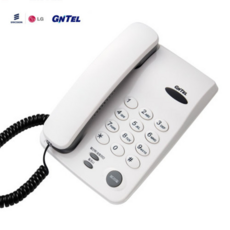 지엔텔 심플한 일반 유선 전화기 GS-460 착신 재다이얼 사무용 가정용 업소용 매장
