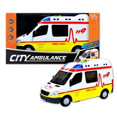 3세 시티엠뷸런스 애착모델 정밀모형 남자친구선물 미니경찰차 미니모형수집 물탱크, 1개