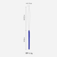 터프팅 도구 리드 실끼우개 바늘 스레더, 색상 랜덤 10개