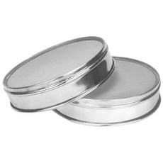 스텐 정밀 채반 원형 베이킹 밀가루 채망 소쿠리 바구니, 1개, 180 메쉬 [0.088mm]