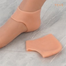 하루 실리콘 발뒤꿈치 보호대 뒷꿈치보호대 발바닥보호대, 살색, 1개