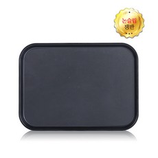 아트박스/진성 논슬립 검정 사각 쟁반 특대 560 x 405mm, 1개, 상세페이지 참조