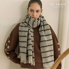 [LE TROIS]25FW 르투아 울 머플러 1종